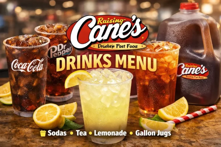 Raising Cane’s Drinks